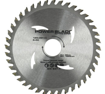 Tarcza widiowa 125mmx22x40T power blade