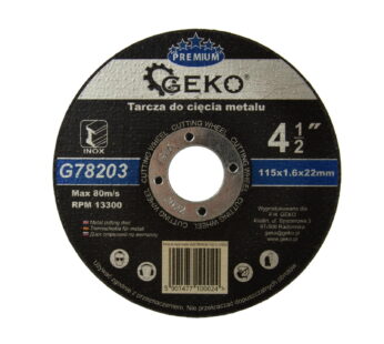 Tarcza 115×1,6 GEKO G78203